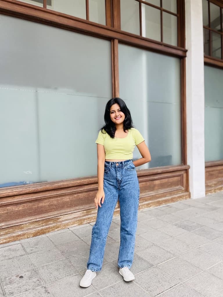 Lynx Acid Washed Mom Jeans - Blue